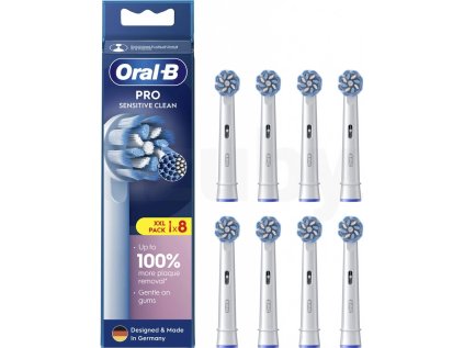 oral b eb 60 8 pro sensitive clean nahradni hlavice 8 ks ien520808