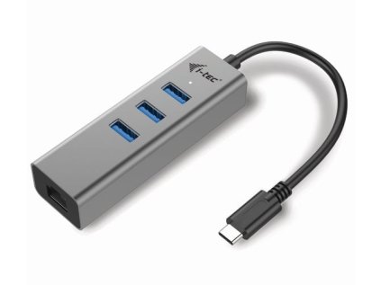 i-tec USB-C Metal HUB 3 Port + Gigabit Ethernet