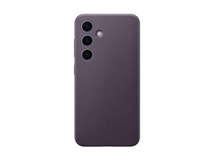 Samsung zadní kryt z veganské kůže pro Samsung Galaxy S24 fialový