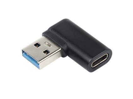 premiumcord zahnuta 90 redukce usb c female na usb3 0 typ a male ien427106