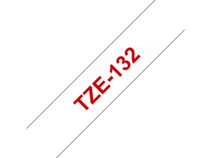 brother tze 132 prusvitna cervena sirka 12mm delka 8m ien57492