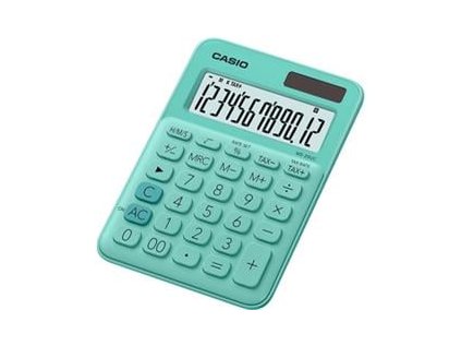 casio ms 20 uc gn stolni kalkulacka zelena ig485928
