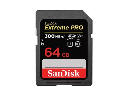 sandisk extreme pro sdxc 64gb 300mb s uhs ii u3 class 10 ien444104