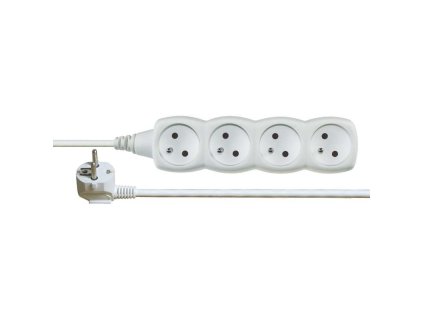 EMOS Prodlužovací kabel 4 zásuvky 7m, bílý