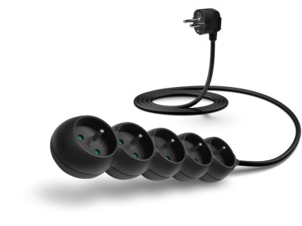 connect it prodluzovaci kabel 230 v 5 zasuvek 2m bez vypinace cerny ien443422