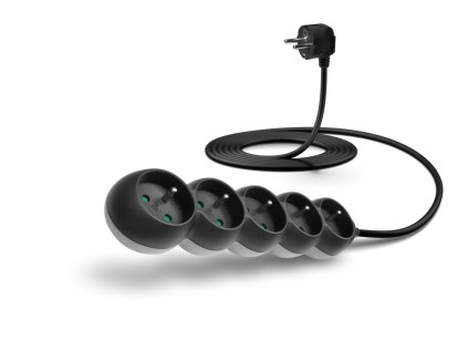 connect it prodluzovaci kabel 230 v 5 zasuvek 3m bez vypinace cerny ien335998