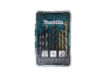 makita d 71962 sada vrtaku do kovu dreva zdiva 5 6 8mm 9ks ien386695