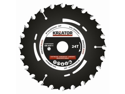 kreator krt020302 pilovy kotouc pro ponorne pily 150mm 24t ien273524
