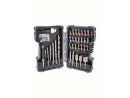 bosch sada 35 kusu spiralovych vrtaku do zdiva a sroubovacich nastavcu extra hard 2 607 017 571 ien501130