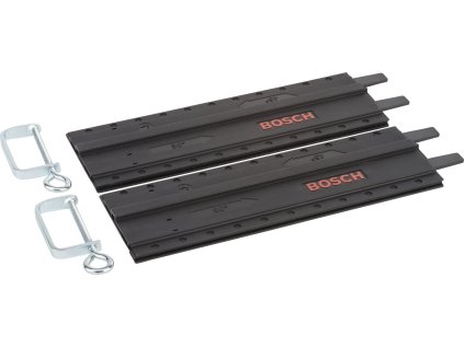 Bosch 2dílná plastová vodicí lišta s šroubovými truhlářskými svorkami (2.609.255.732)