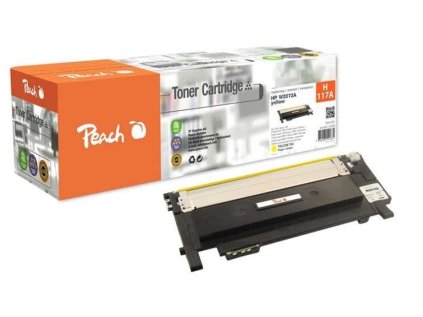 peach kompatibilni toner hp w2072a no 117a zluta 700 vynos ien415232