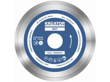 kreator krt080200 diamantovy kotouc celoobvodovy 115mm 3ks sada ien494955