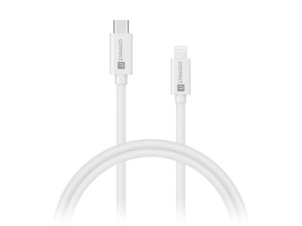 connect it wirez usb c lightning 27 w 1 m bila ien523868