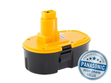 avacom dewalt de9096 ni mh 18v 3000mah clanky panasonic ien190698