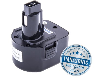 avacom black decker a9252 ni mh 12v 3000mah clanky panasonic ien406662
