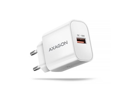 axagon acu qc18w nabijecka do site 18w 1x port usb a qc3 0 afc apple bila ien524046