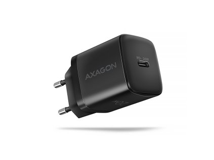 axagon acu pd20 nabijecka do site 20w 1x port usb c pd3 0 pps qc4 afc apple cerna ien524041