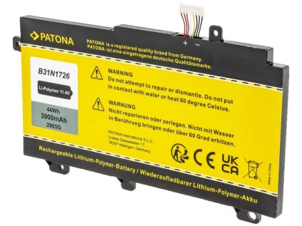 patona baterie pro ntb asus fx504 3900mah li pol 11 4v b31bn91 ien524202