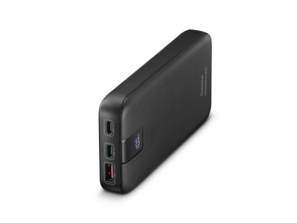 hama pd 10 powerbanka 10000 mah 3 vystupy 2x usb c 1x usb a led displej pd qualcomm ien524281