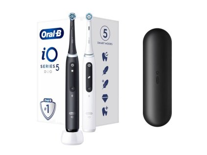 oral b io series 5 duo pack matt black quite white ien520718