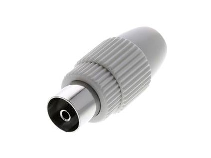 sencor sav 128 000 koaxialni konektor zasuvka primy bily plast nikl ig490828