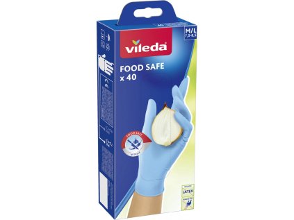 vileda 171015 rukavice food safe m l 40ks ien523504