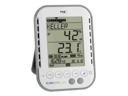 tfa profi teplomer s vlhkomerem pripojitelny k pc 30 3039 ien336679