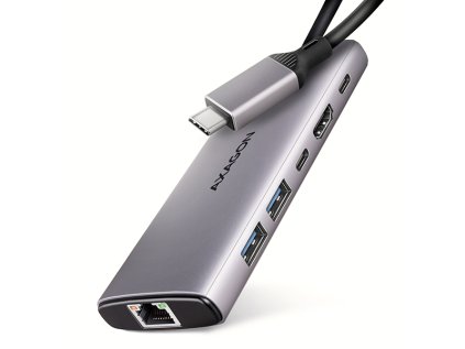 axagon hmc 6g2l usb 10gb s hub 2x usb a 1x usb c hdmi 4k 60 rj 45 pd 100w kabel usb c 15cm ien525701