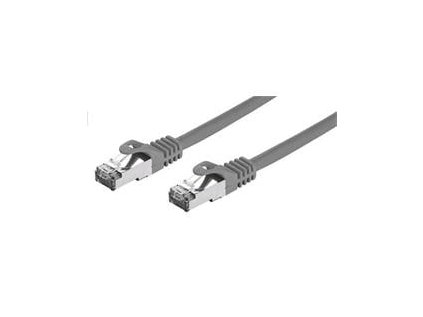 Kabel C-TECH patch cord Cat7, S/FTP, šedý, 3m