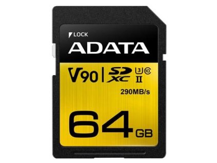 adata sdxc karta 64gb uhs ii u3 premier one asdx64guii3cl10 c ien273075