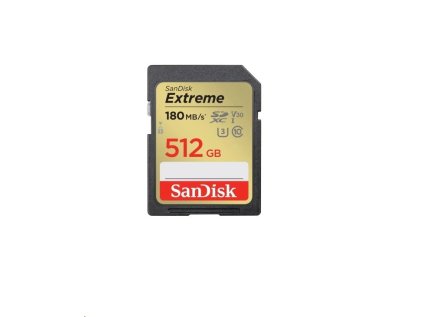 sandisk sdxc extreme 512gb uhs i u3 v30 ien525235