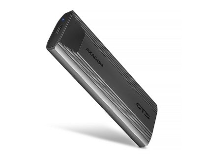 axagon eem2 gts2 usb c 10gbps m 2 nvme sata ssd kovovy thin box bezsroubkovy ien528886