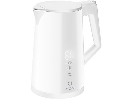 ECG RK 1893 Digitouch White Rychlovarná konvice 1,7 l, bílá