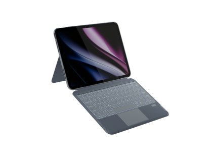 Epico Backlit Keyboard Case for Apple iPad Pro 11" (M4) - ČEŠTINA - šedá