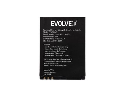 evolveo orig baterie 700 mah pro easyphone id eg xs ep 400 550 570 ien528437