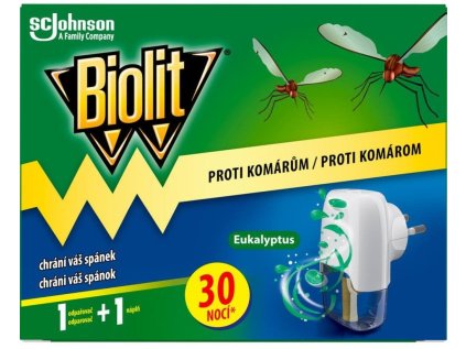 Biolit elektrický odpařovač s tekutou náplní Eukalyptus 30 nocí 21ml + strojek