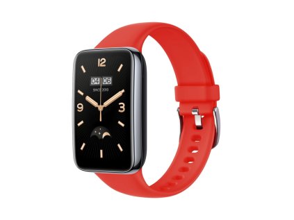 silikonovy reminek fixed silicone strap pro xiaomi mi smart band 7 pro cerveny ien529838