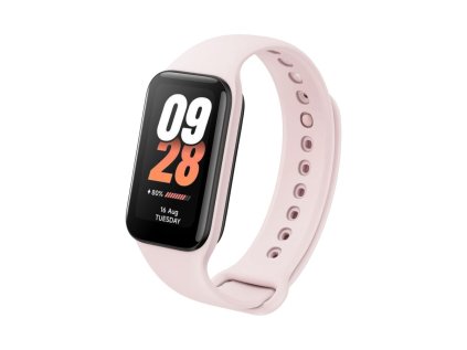 Silikonový řemínek FIXED Silicone Strap pro Xiaomi Smart Band 8 Active, růžový
