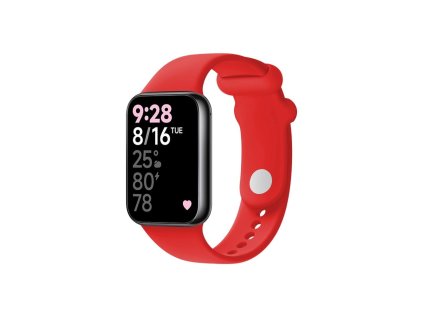 Silikonový řemínek FIXED Silicone Strap pro Xiaomi Smart Band 8 Pro, červený