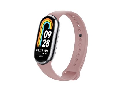 Silikonový řemínek FIXED Silicone Strap pro Xiaomi Mi Band 8/Smart Band 9, růžový