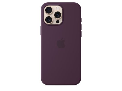 Apple iPhone 16 Pro Max Silikonový kryt s MagSafe - švestkový