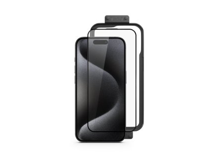 UNUM SapphireShield 3D iPhone 16 s instalačním rámečkem