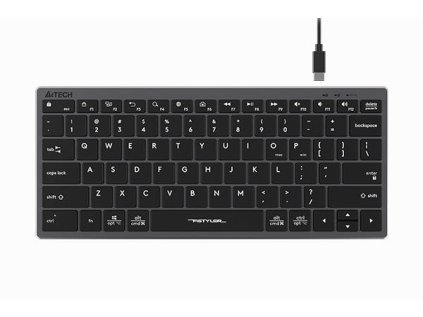 A4Tech FX51, šedá, CZ/SK