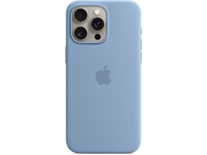 Apple iPhone 15 Pro Max Silicone Case s MagSafe - Winter Blue