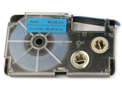allprint pro casio xr 9bu1 9mm x 8m cerny tisk modry podklad ien391933