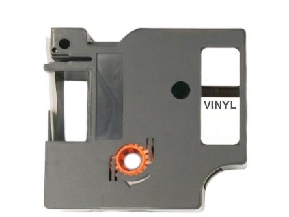 allprint pro dymo 18443 9mm x 5 5m cerny tisk bily podklad rhino vinylova ien391908