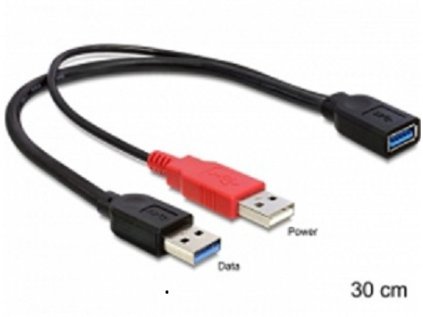 delock kabel usb 3 0 a samice usb 3 0 a samec usb 2 0 a samec 30cm 83176 ien235389