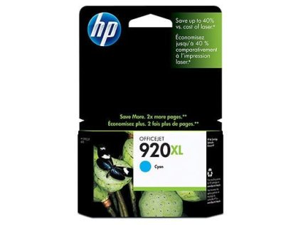 HP 920XL Cyan (700 stran) pro OJ 6500 (CD972AE) - originální
