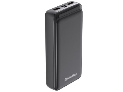 colorway powerbanka 20 000mah 2x usb usb c micro usb cerna ien500950