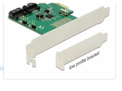 delock karta pci express sata se 2 porty s raid ien400082